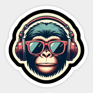 chimp Sticker